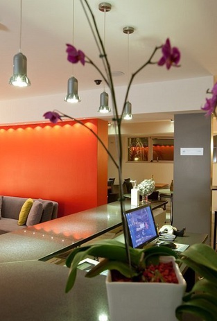 Lobby Regency Rambla Design Apart Hotel en Montevideo